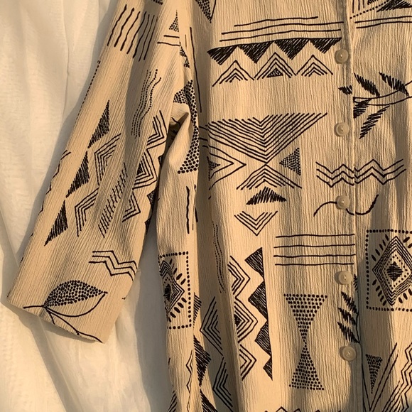 Geometric button down jacket - Picture 6 of 15